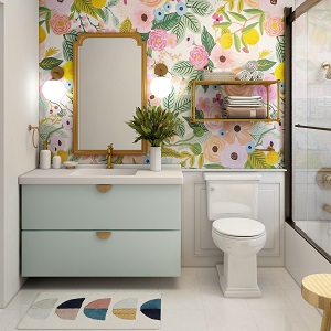 Цветная и яркая ванная комната: как преобразить санузел в Бийске - bijsk.mebel54.com | фото