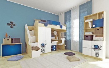 Детская комната Санни (Белый/корпус Клен) в Бийске - bijsk.mebel54.com | фото