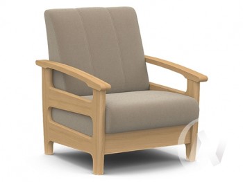 Кресло для отдыха Омега (бук лак/CATANIA LATTE) в Бийске - bijsk.mebel54.com | фото