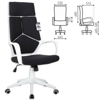 Кресло офисное BRABIX Prime EX-515 (черная ткань) в Бийске - bijsk.mebel54.com | фото