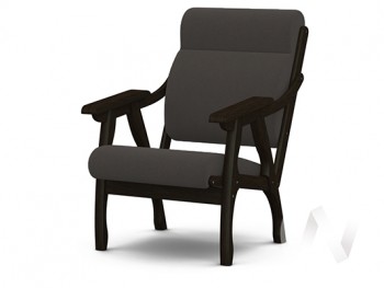 Кресло Вега-10 (венге лак/ULTRA GRAFIT) в Бийске - bijsk.mebel54.com | фото