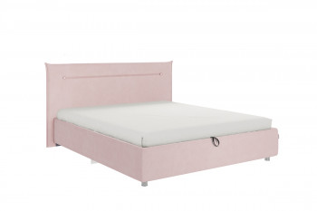Кровать 1,6 Альба (Нежно-розовый велюр/под-мех) в Бийске - bijsk.mebel54.com | фото