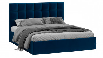 Кровать без ПМ «Эмбер» Велюр Confetti/Blue в Бийске - bijsk.mebel54.com | фото
