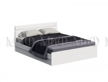 Кровать Нэнси New 1,4м (Белый/белый глянец) в Бийске - bijsk.mebel54.com | фото