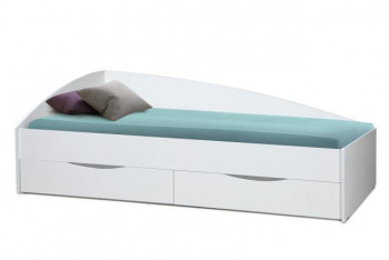 Кровать одинарная "Фея-3" (асимм.) (1900х800) в Бийске - bijsk.mebel54.com | фото