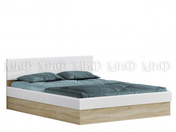 Кровать с подъемным механизмом 1,4 спальня Фортуна (Дуб сонома/белый глянец) в Бийске - bijsk.mebel54.com | фото