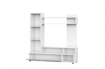 Мебель для гостиной "МГС 9" Белый / Цемент светлый в Бийске - bijsk.mebel54.com | фото