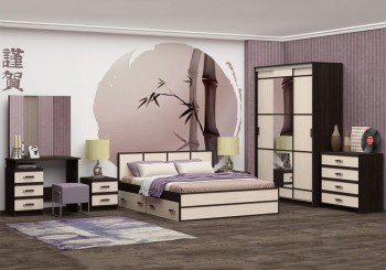 Модульная спальня Сакура в Бийске - bijsk.mebel54.com | фото
