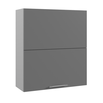 Ройс ПГПМ 800 Шкаф верхний Blum Aventos HF (Графит софт/корпус Серый) в Бийске - bijsk.mebel54.com | фото