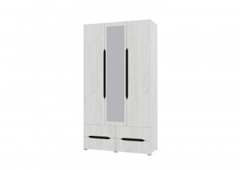 Шкаф 3-х створчатый с ящиками и зеркалом Вега (Прованс) в Бийске - bijsk.mebel54.com | фото