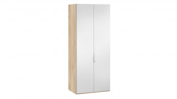 Шкаф для одежды с 2 зеркальными дверями «Эмбер» Яблоня Беллуно в Бийске - bijsk.mebel54.com | фото
