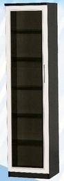 Шкаф средний со стеклодверью ДЛЯ ГОСТИНОЙ ШСС-450 Венге/Дуб выбеленный в Бийске - bijsk.mebel54.com | фото