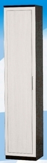 Шкаф высокий ДЛЯ ГОСТИНОЙ ШВ-450 Венге/Дуб выбеленный в Бийске - bijsk.mebel54.com | фото